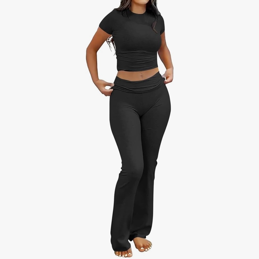 Women's Black Two-Piece Set